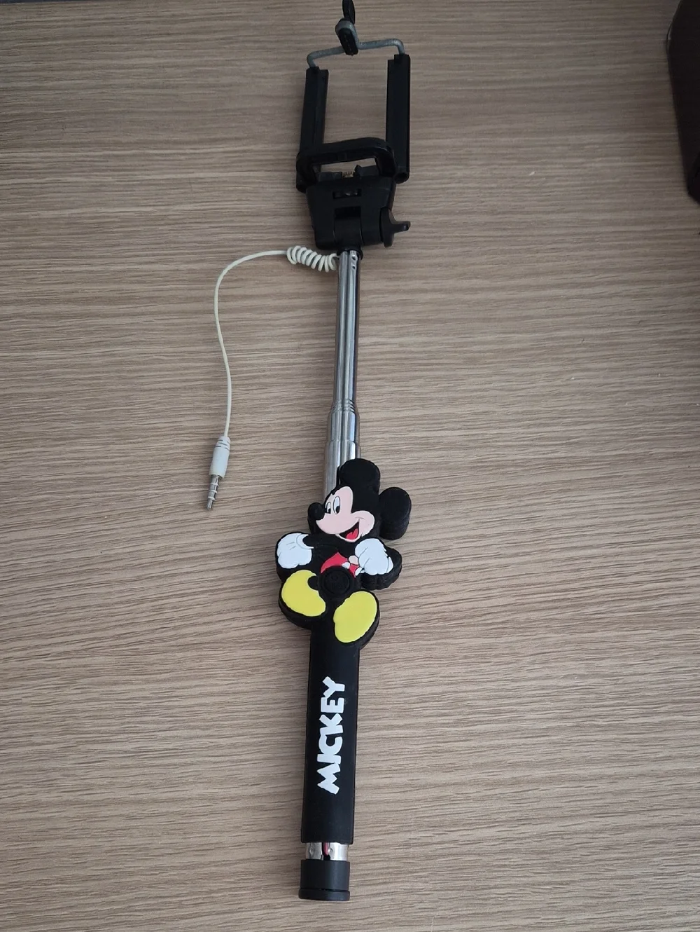 Mickey Mouse Wired Selfie Stick - Black